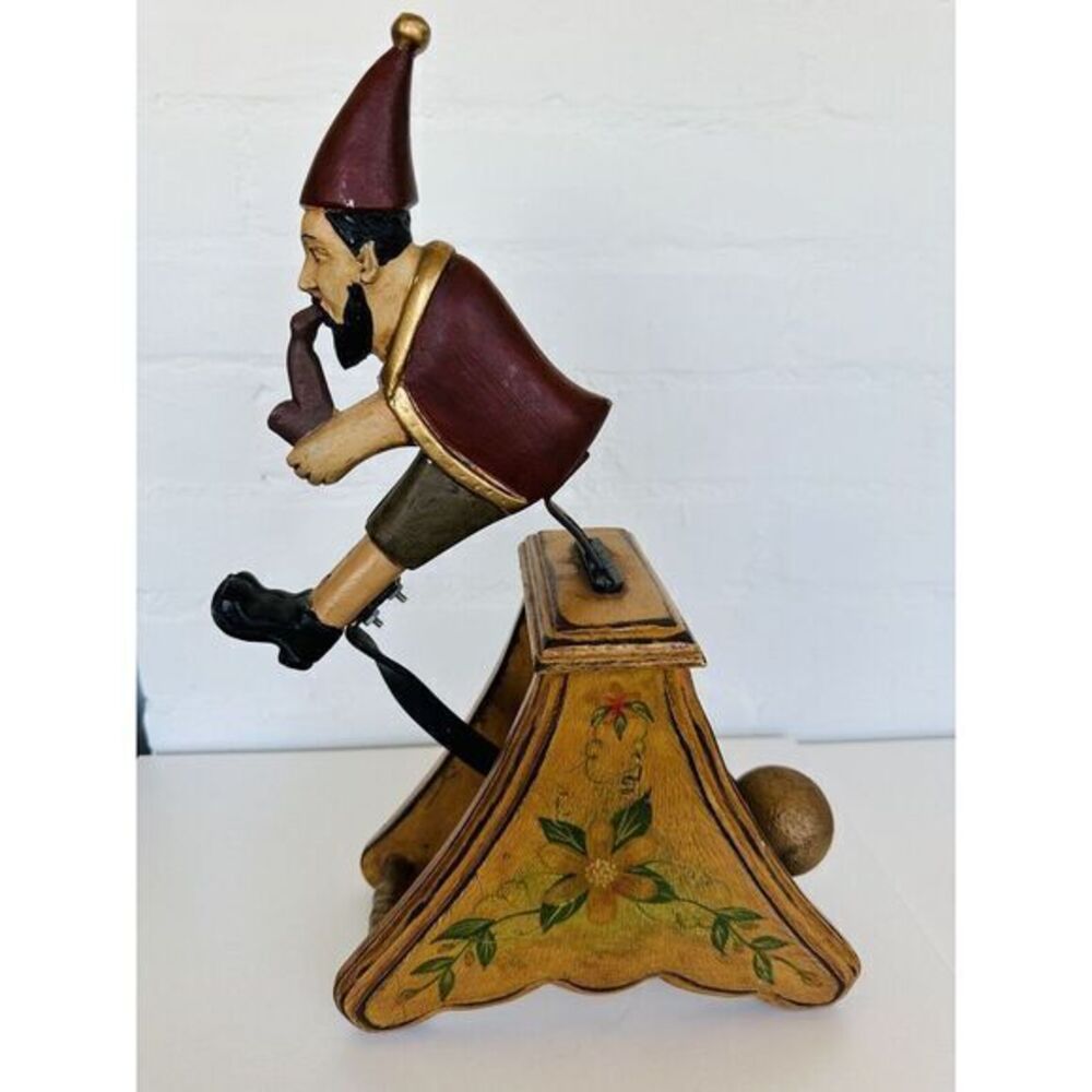 Vintage‎ Wooden Elf Balance Carve See Photos. Pre-own